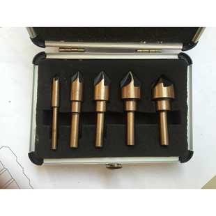 高速钢434角1 82制°五刃倒角刀鍃钻 器 沉头钻 5英铝盒 锥度倒