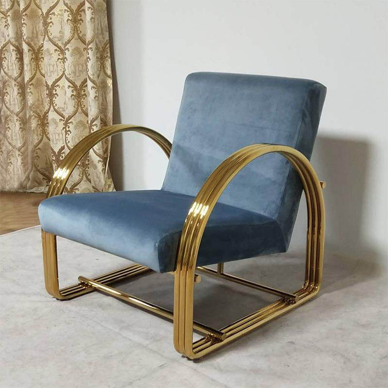 单人沙发椅带扶手极简设计师中式阳台椅书房椅子厂家直销意式极简