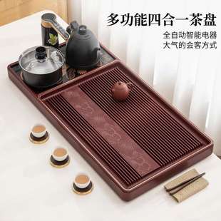 高端一体电木茶盘全自动一键烧水壶泡茶台办公室酒店家用茶具托盘