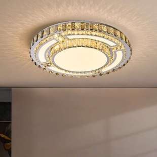 轻奢水晶灯led灯具现代简约大气家用卧室吸顶灯 客厅灯2025年新款