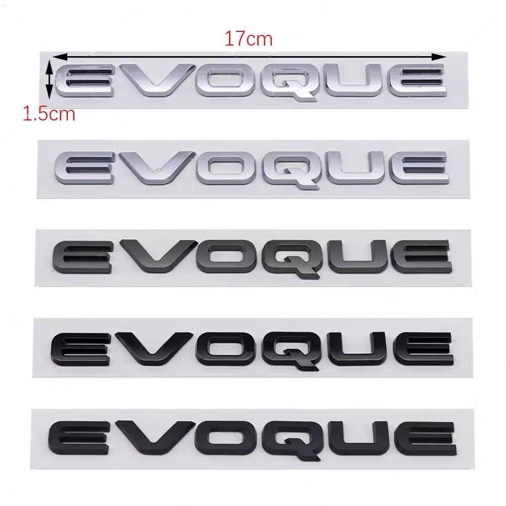 适用路虎EVOQUE揽胜极车标尾标高配车后ltao8787光标尾箱标车贴其