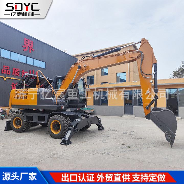 轮式挖掘机工程机械挖掘机工地建筑四轮180轮挖钩机挖掘机