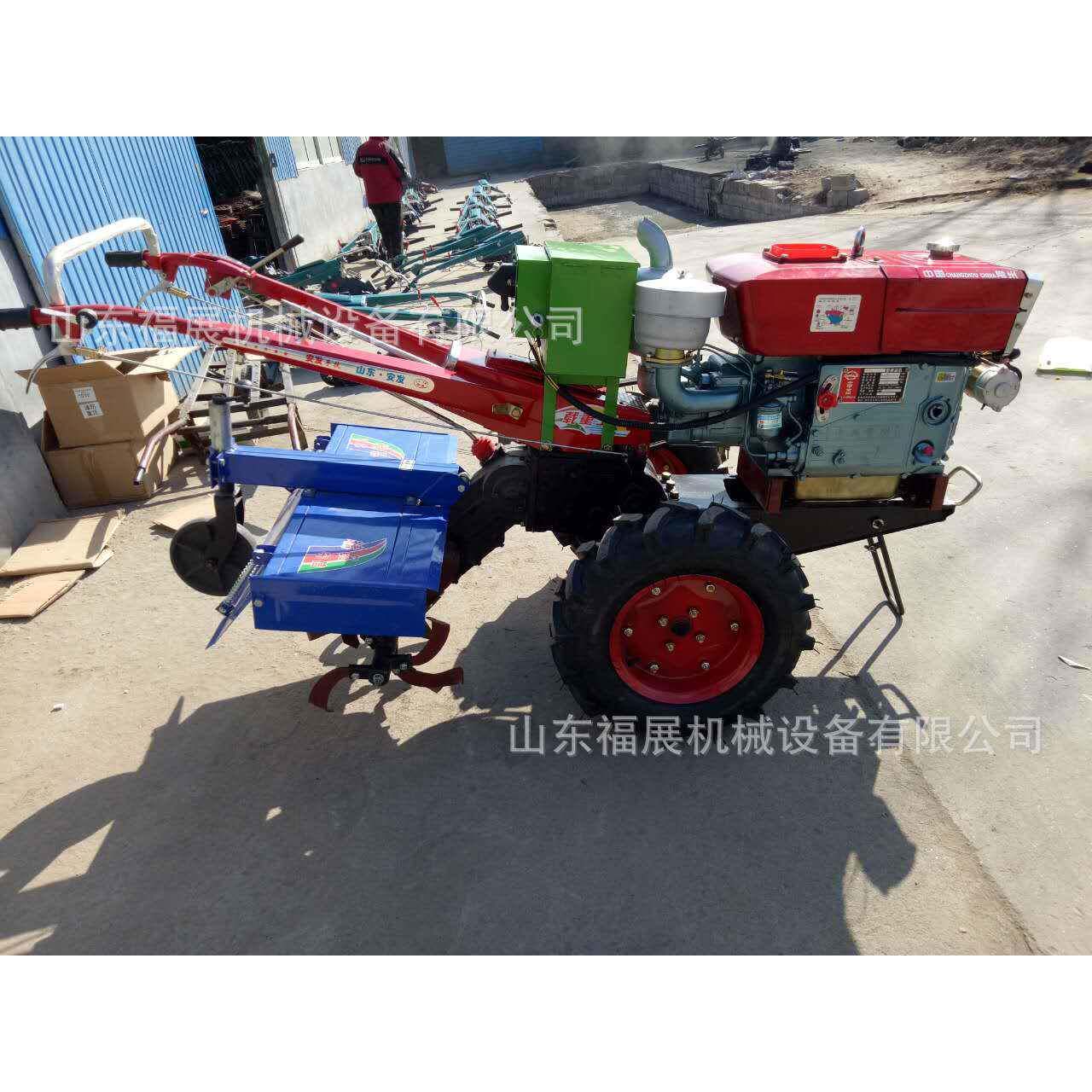 厂家供应8马力小型手扶式旋耕机 15马力手扶拖拉机耕地机配电启动