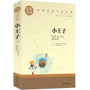 小王子书 初中生阅读中文全译本青少年课外阅读书籍外国小说世界文学名著畅销书 原著外国课外小说 世界文学名著书籍全套经典