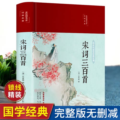 宋词三百首正版全集彩绘版国学经典名著全注全解全译无障碍阅读