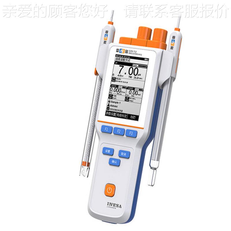 上海磁多参数水质分析仪 DZB式-7雷1参2型便DZB-712携多数分析仪