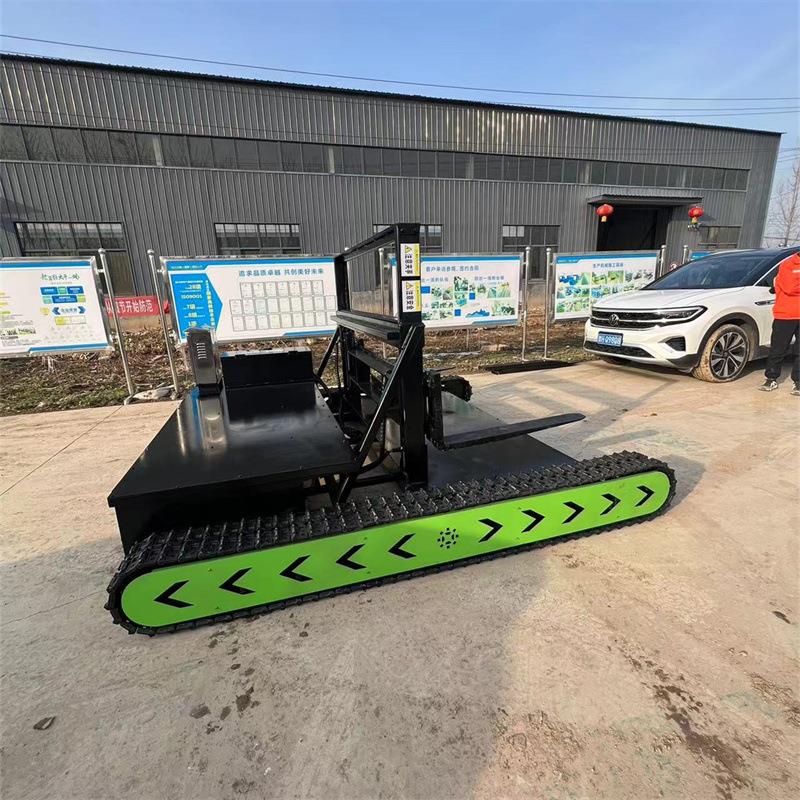 1吨堆2吨遥全地形履带搬运 电动遥控履带高车 液压控履带叉车履车