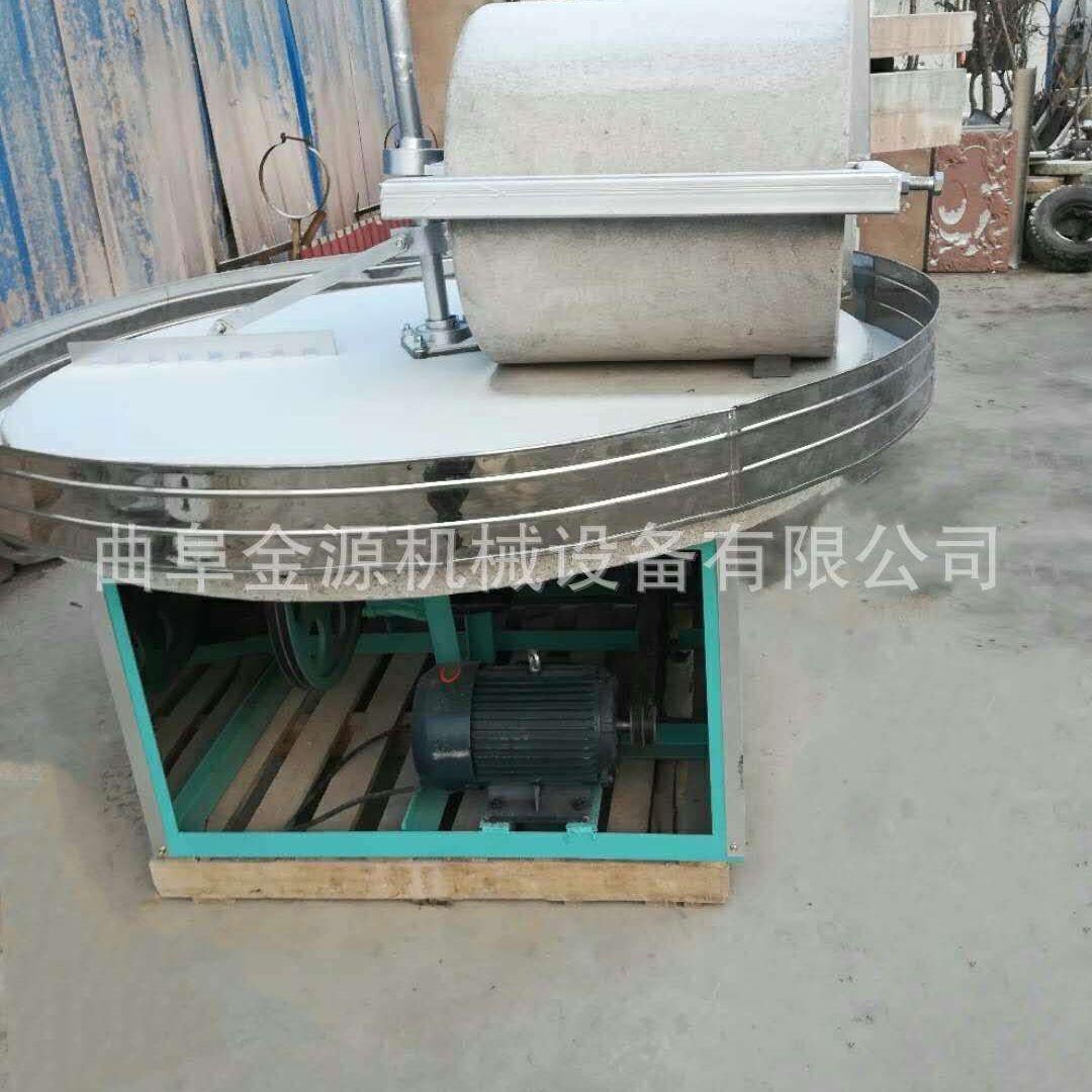 谷子稻子杂805去壳碾碎电动碾电子 石农用五谷粮小麦面粉动石碾子