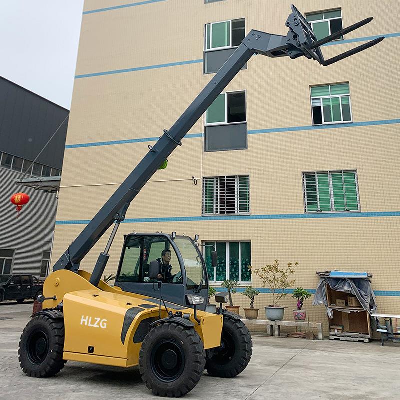 能伸缩臂吨叉HL0-定车吨5多功叉装车可机伸缩臂7米四驱4吨叉车全