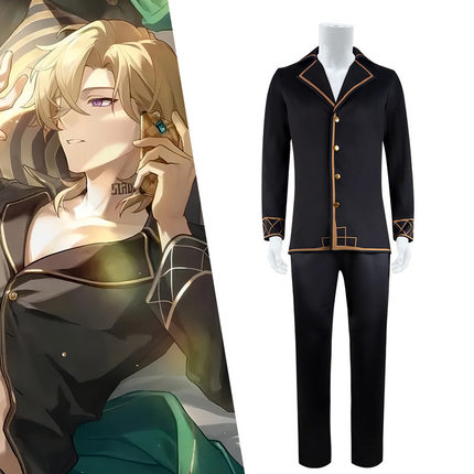 崩坏星穹铁道cos服虚一直构砂金睡衣cosplay服男装常服动漫服工厂
