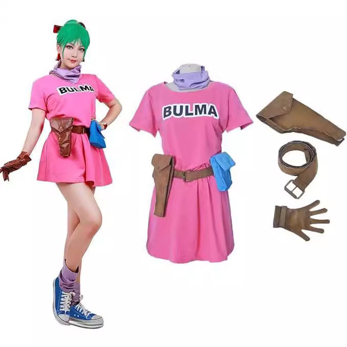 七龙珠COSPLAY女孩系列兰琪布尔玛布玛比迪丽琪琪动漫角色扮演服