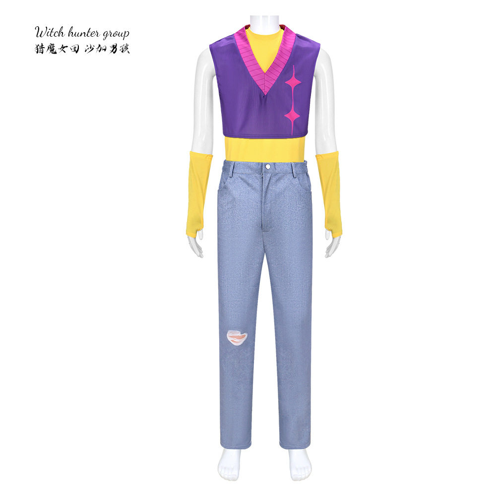 跨境爆款cos服二次元动漫套装沙加男孩男团舞台打歌服cosplay服饰