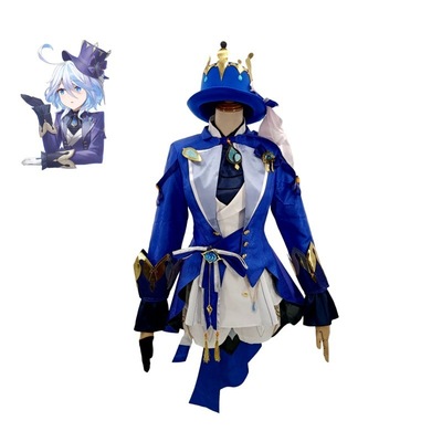 原神cos服枫丹芙宁娜水神芙卡洛斯cosplay全套二次元动漫套装