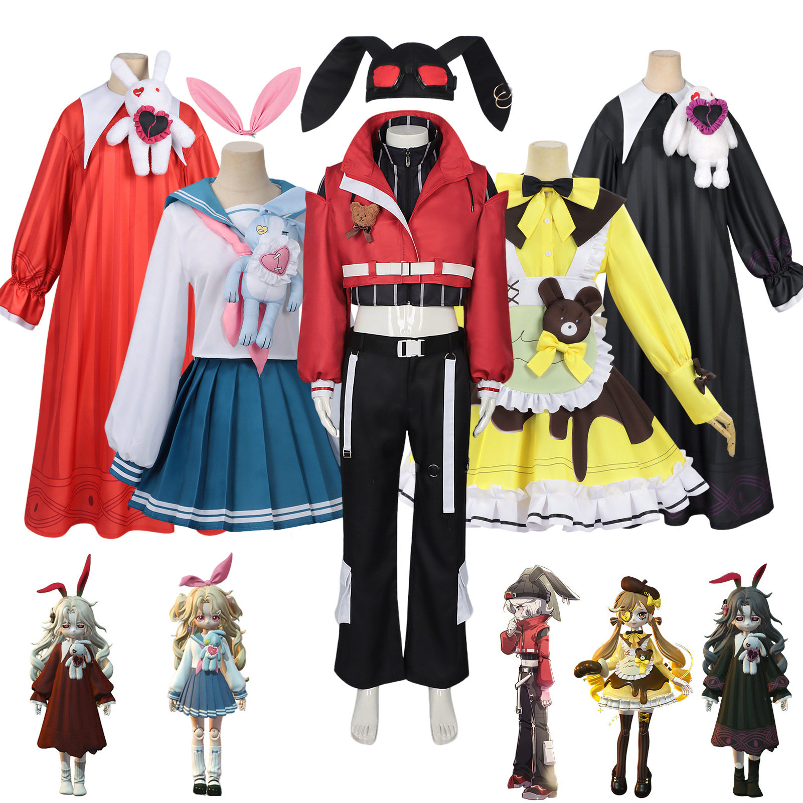 蛋仔cos服转校生桃乐丝连衣裙cosplay服桃乐丝cos服装蛋仔派对