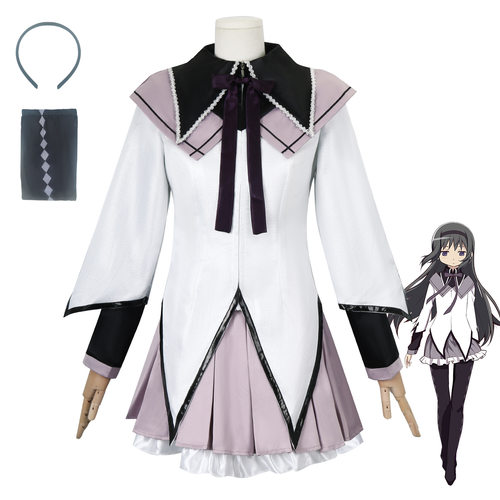 魔法少女小圆cos服鹿目圆晓美焰cosplay服战斗服动漫角色扮演服