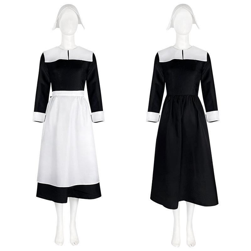 星期三COS服Wednesday美剧女主同款修女服亚当斯一家COSPLAY服装