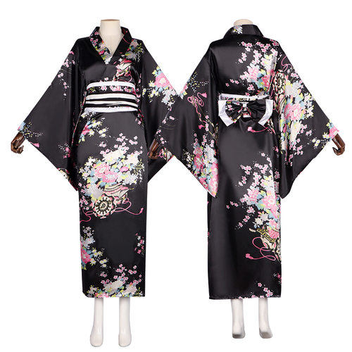 日本传统cos服女士正装浴衣动漫演出写真套装和服舞台演出服装