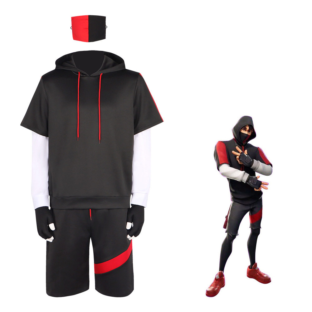 游戏堡垒之夜ikonikcos服装游戏皮肤卫衣cosplay万圣节扮演服