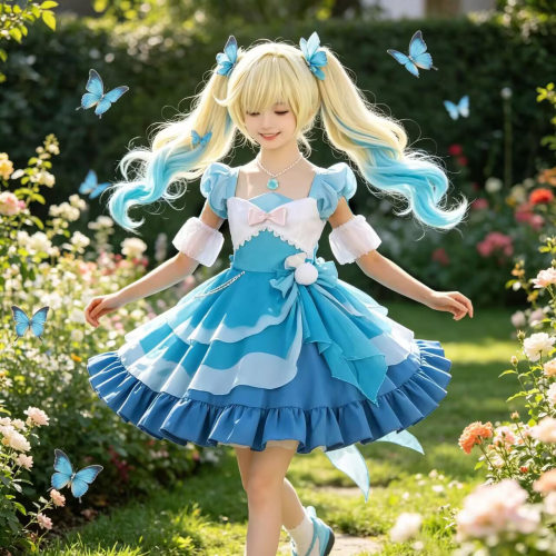 派对COS服哑女缤纷夏日斯黛拉同款游戏动漫全套cosplay服装
