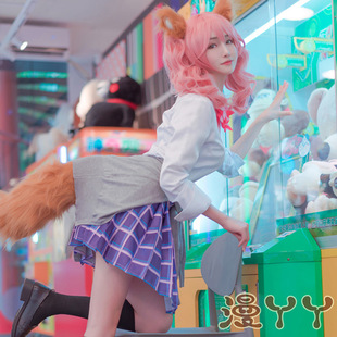 Fate/fateextella玉藻前cosplay服学院装