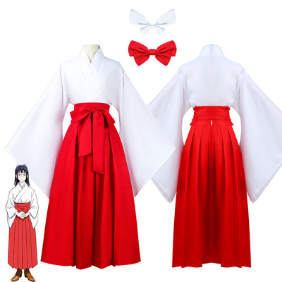 庵歌姬服术回战play和服巫女服二次元动漫服装