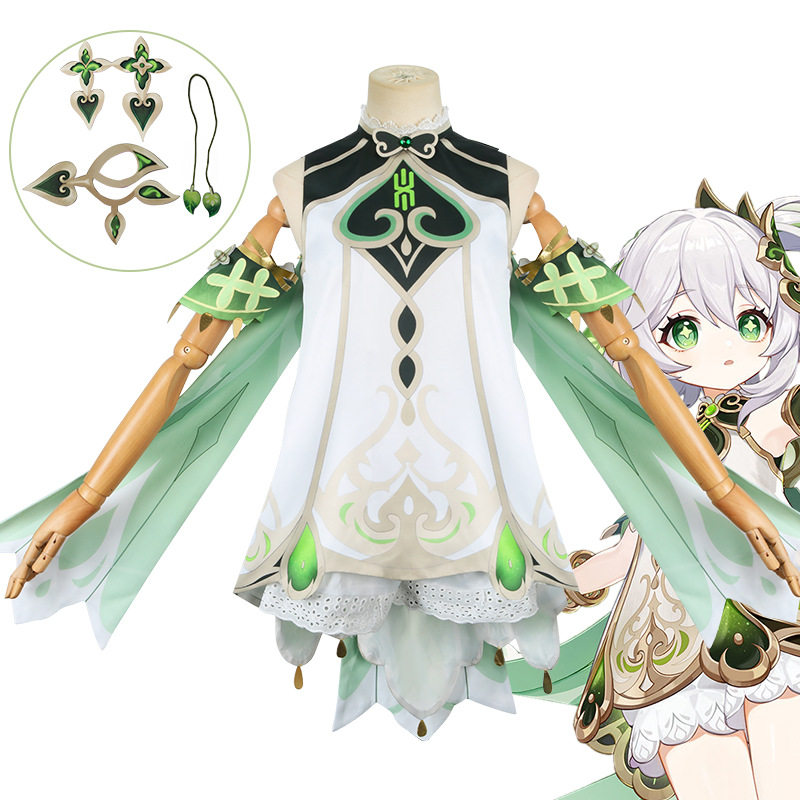 原神cos服草神纳西妲cos游戏动漫衣服假发套装cosplay全套魈申鹤