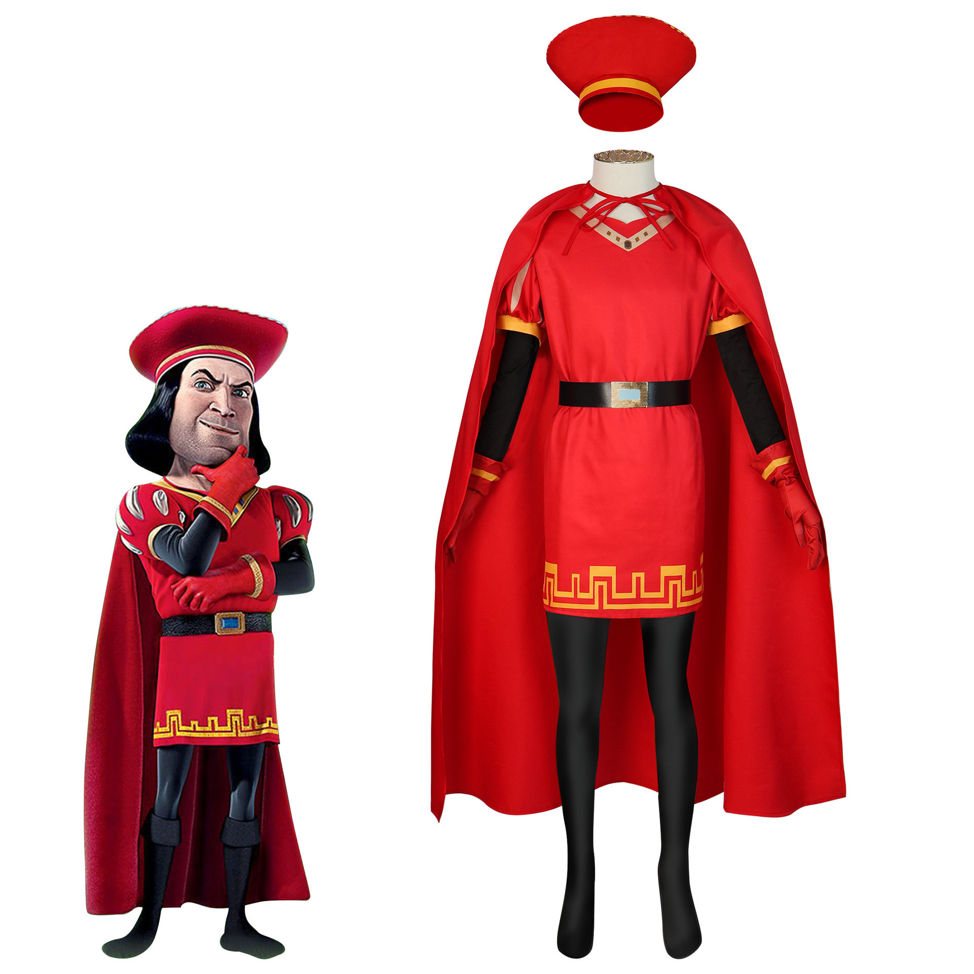 怪物史瑞克马克西姆斯·法尔奎德cos服吉吉国王Cosplay服装