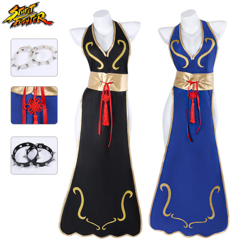 街霸春丽cos服游戏性感扮演服街霸春丽cosplay服万圣节演出服装