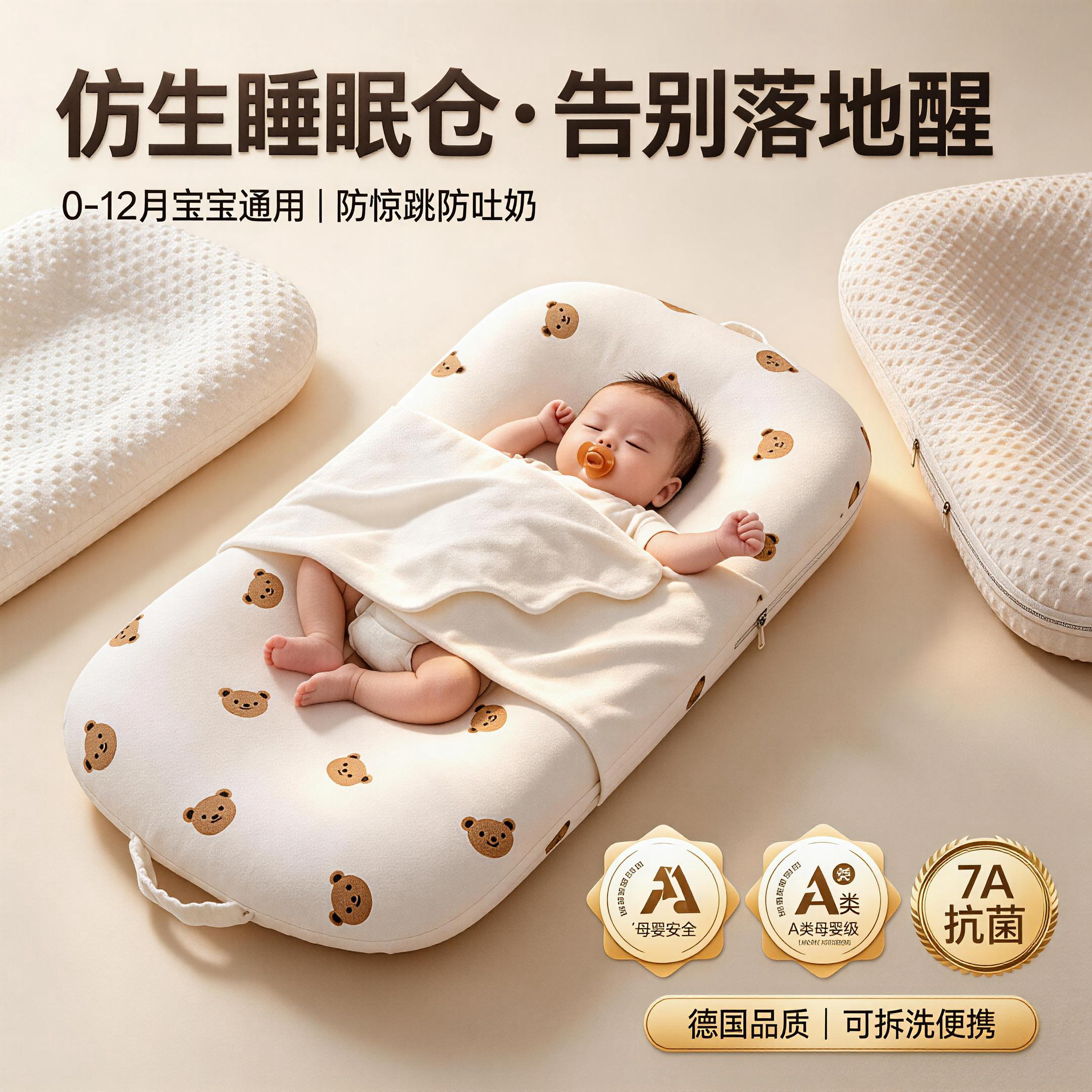 【德国品质】婴儿哄睡床中床神器