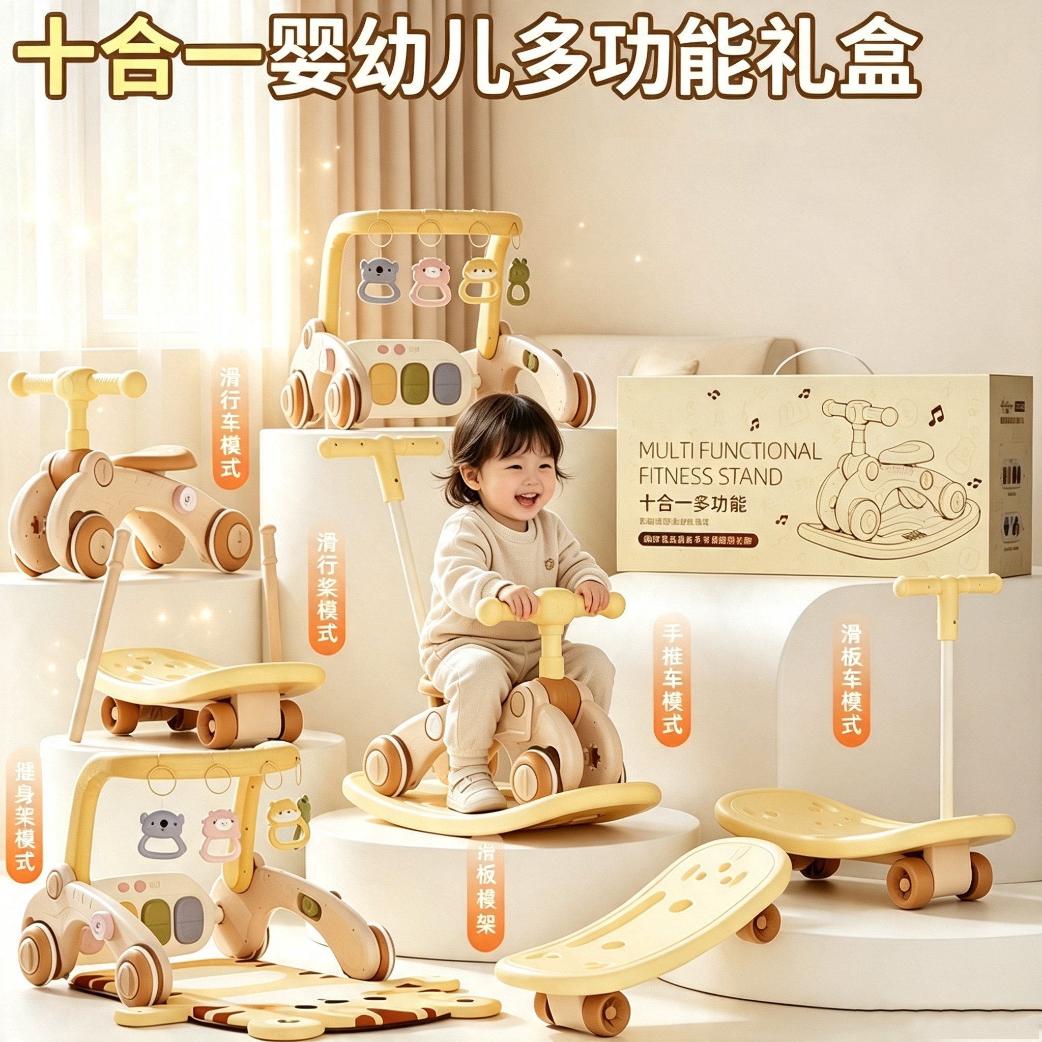 十合一健身架器婴幼儿见面礼物7