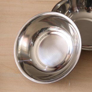 加厚不锈钢马斗配料盆不锈钢汤盆饭碗饭盆菜盆菜碟子拌料盆打蛋盆