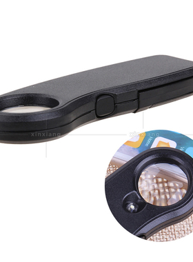 30X22mmLED珠宝古董鉴定放大镜卡片式超薄珠宝镜 21012-A