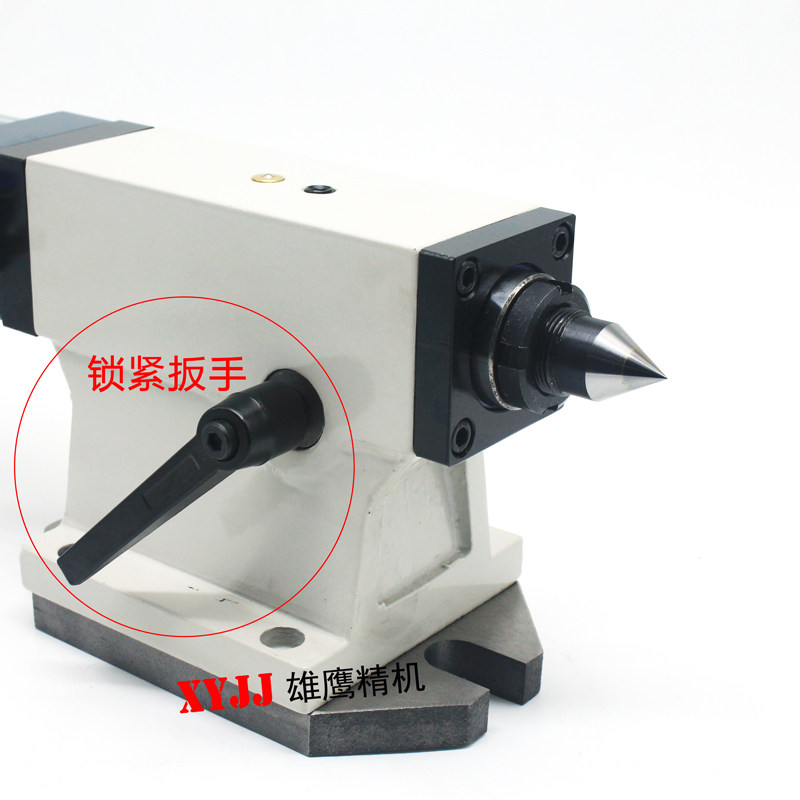 气动车床尾座加工中心四轴数控分度头顶针机床液压自动DIY总成125图片