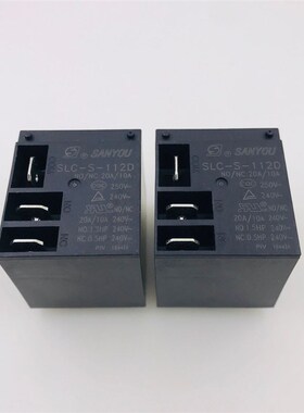 SLC-S-112D 12VDC一组转换5脚20A250VAC三友继电器HF2100-1C-12DE