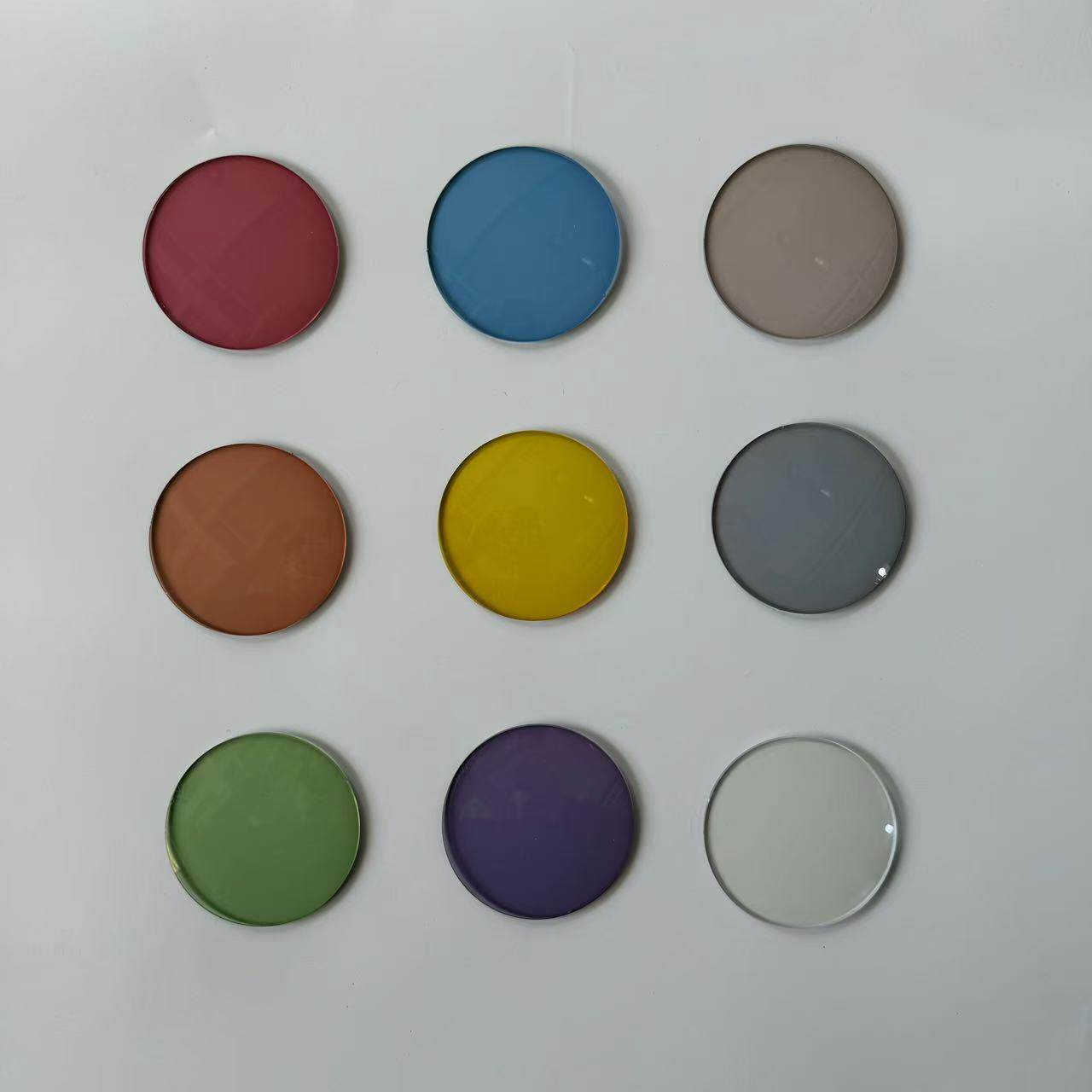 定制近视染色光学镜片 镜片 近视片 光学镜 防蓝光镜片