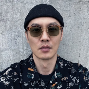 【phliced】中性复古风平光太阳镜个性时尚百搭款方形半框墨镜