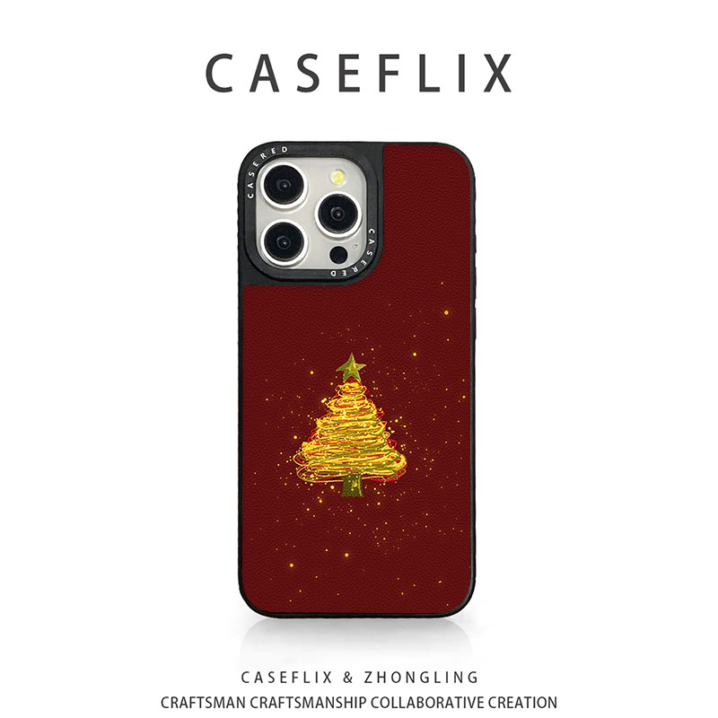 苹果17满天星圣诞树手机壳