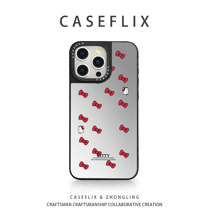 苹果17蝴蝶结kt猫手机壳