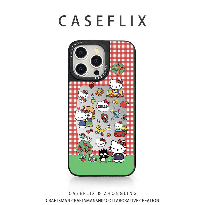 苹果17卡通苹果树KT猫手机壳