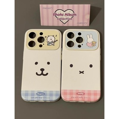 iPhone16硅胶日韩手机壳简约小狗