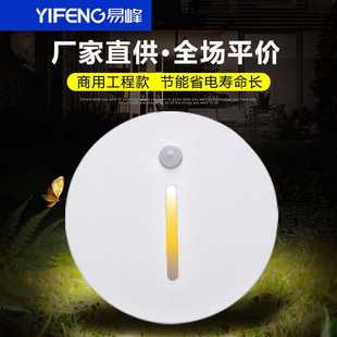 易峰86型智能人体感应地脚灯公园楼梯感应灯家用过道LED小夜灯