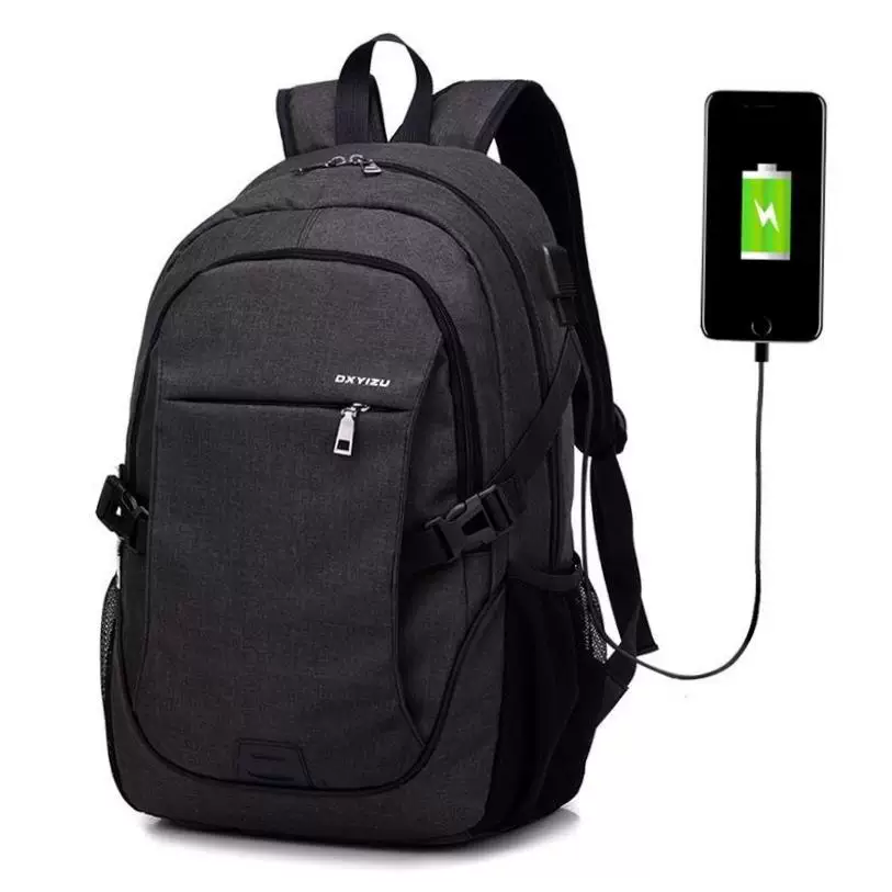 Laptop Backpack with usb school backpack bag for men's