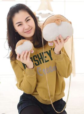 柯基屁股 斜挎包 大屁股包女包斜挎包可爱柯基屁股包