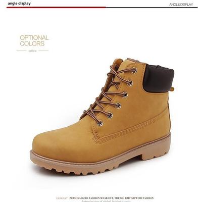 2017Winter men ankle warm snow British short boots big yard