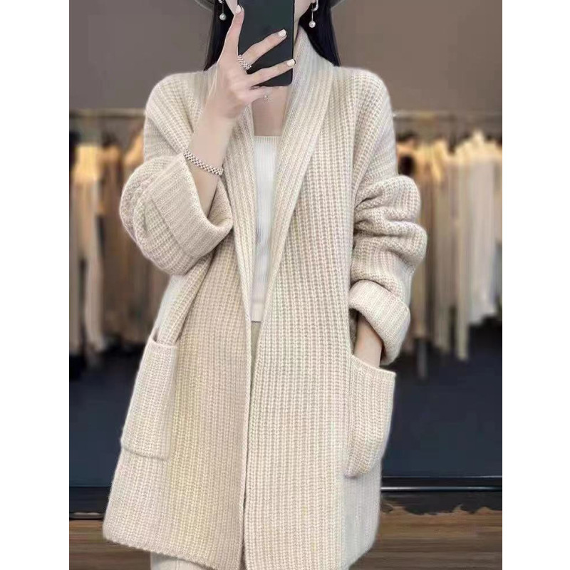 韩版秋冬慵懒风时尚宽松