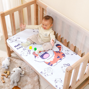 婴儿床床笠冬季珊瑚牛奶绒豆豆定制宝宝幼儿园儿童拼接床垫罩床单