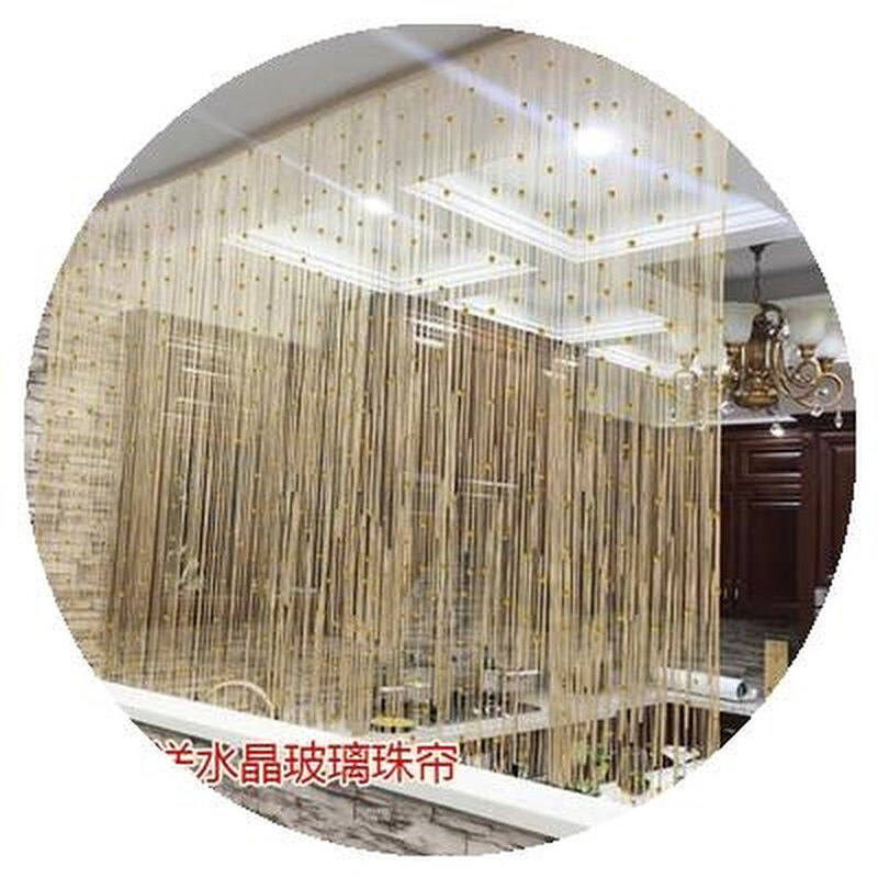 结婚门帘 婚房门水晶珠子家用隔断风中国风装饰挂件吊链客厅卧室