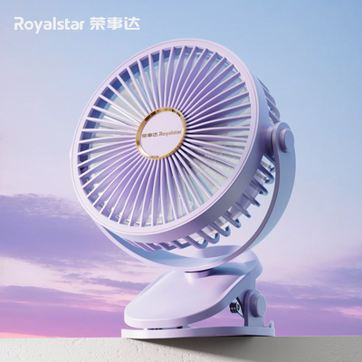 USB小风扇学生宿舍床上夹扇桌面小型床头夹式充电静音办公室家用超长续航台式充电电风扇挂壁