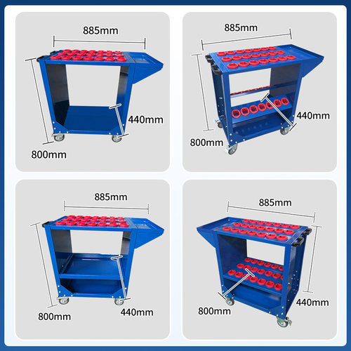 刀具车bt40cnc加工刀具车数控管理BT50刀具架刀具柜BT30刀套推车