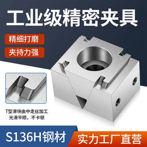 OK夹具多工位斜锲式蓬胀夹加工中心内撑平口钳精密小平口钳